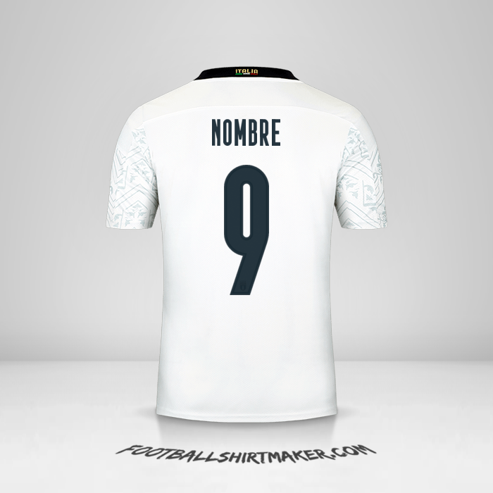 Jersey Italia 2020 Visita -  nombre - 9