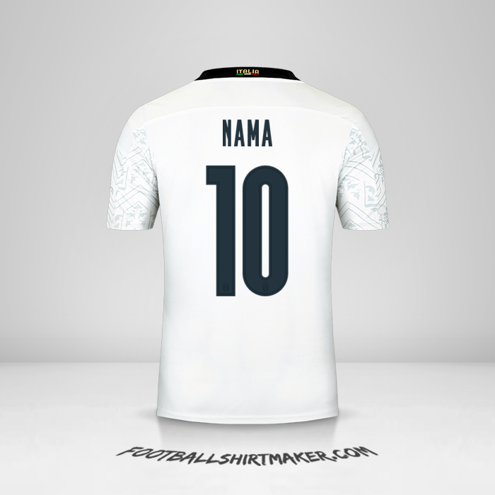 Jersey Italia 2020 Alternatif -  nama - 10