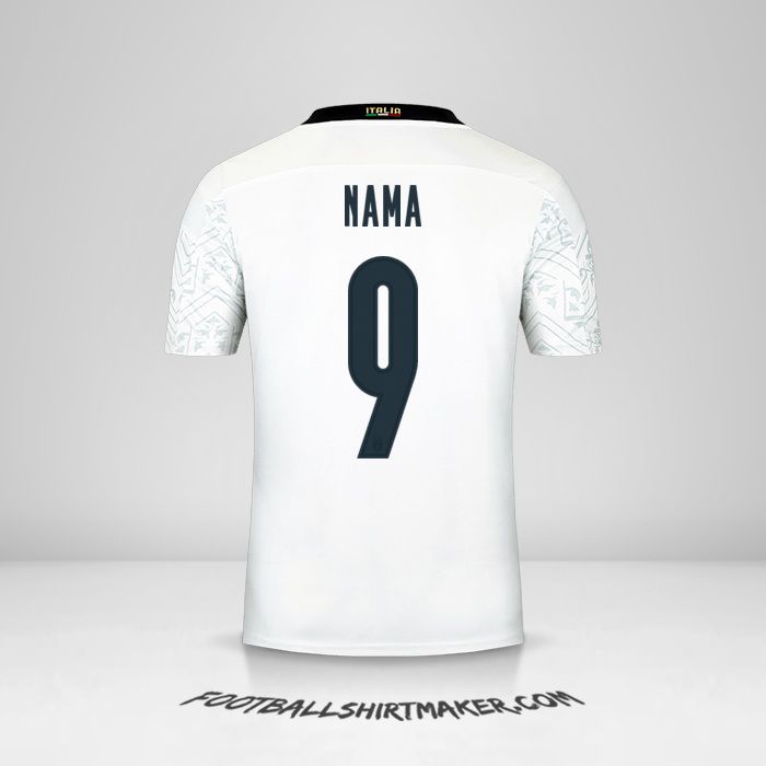 Jersey Italia 2020 Alternatif -  nama - 9