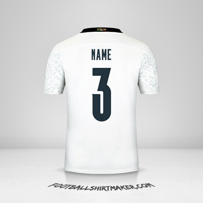 Shirt Italy 2020 Away -  name - 3