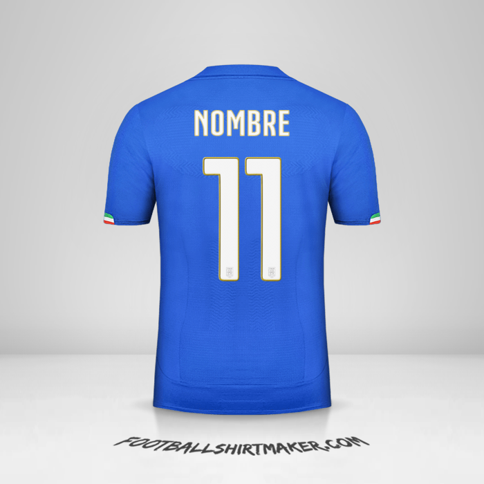 Jersey Italia 2014 -  nombre - 11
