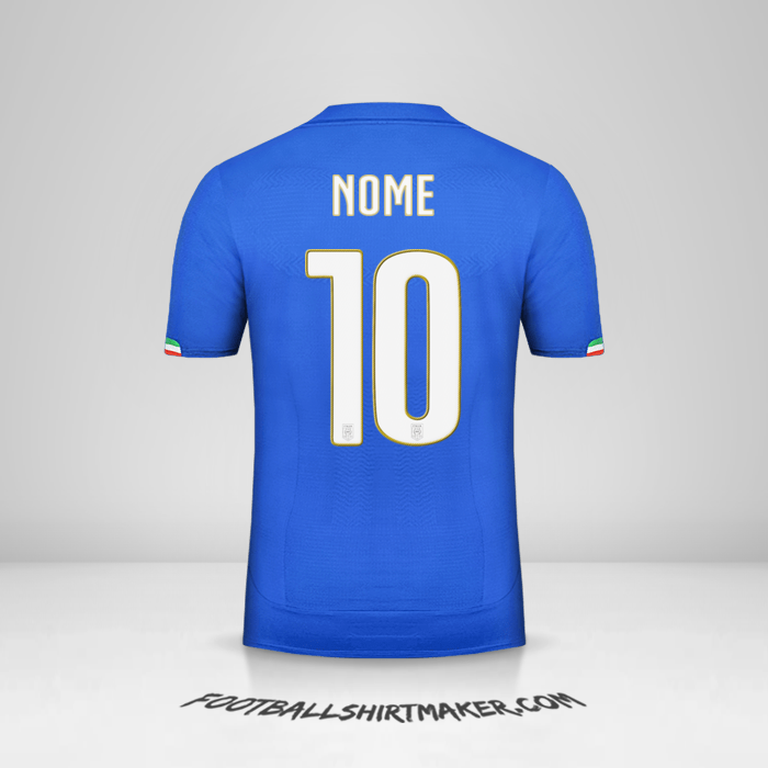 Maglia Italia 2014 -  nome - 10