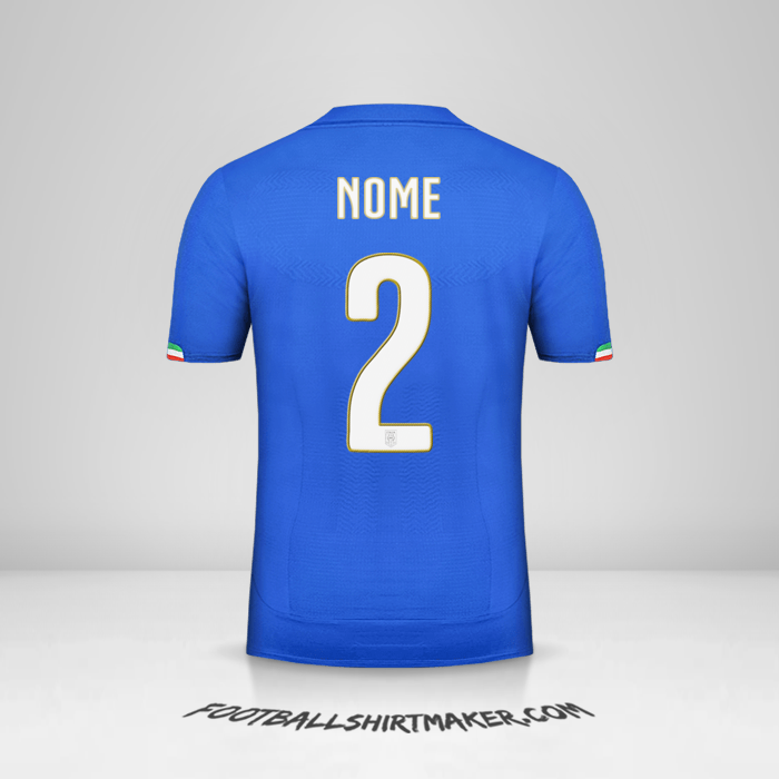 Maglia Italia 2014 -  nome - 2