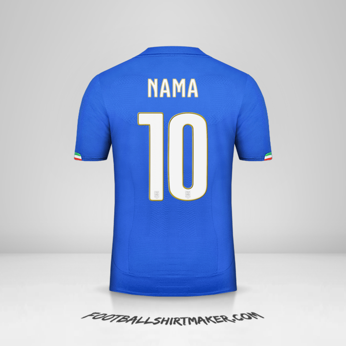 Jersey Italia 2014 -  nama - 10