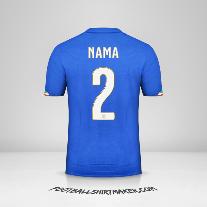 Jersey Italia 2014 -  nama - 2