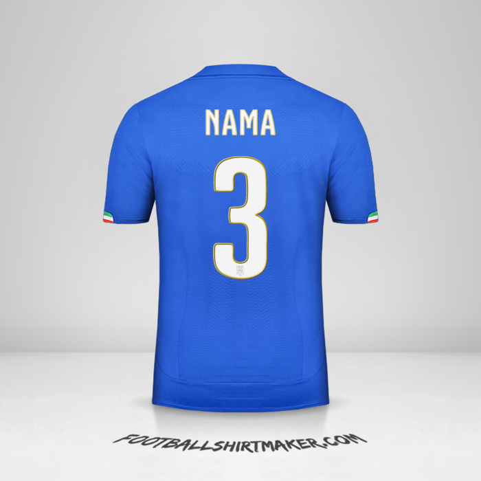 Jersey Italia 2014 -  nama - 3