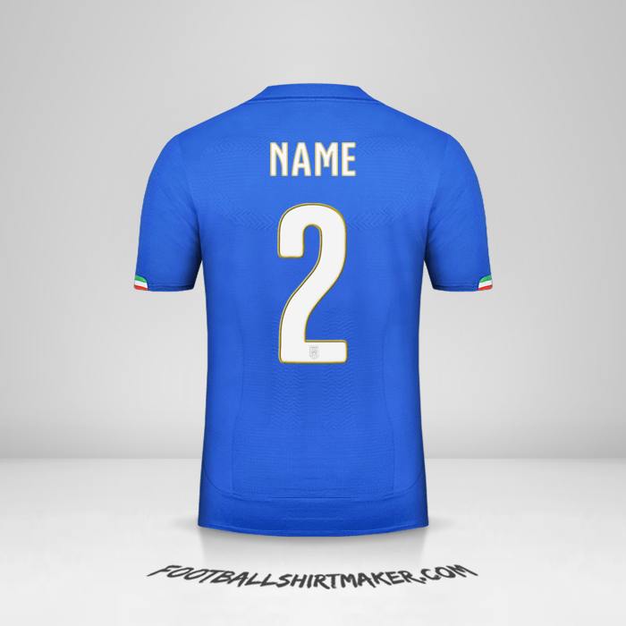 Shirt Italy 2014 -  name - 2