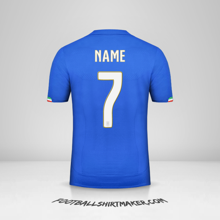 Trikot Italien 2014 -  name - 7