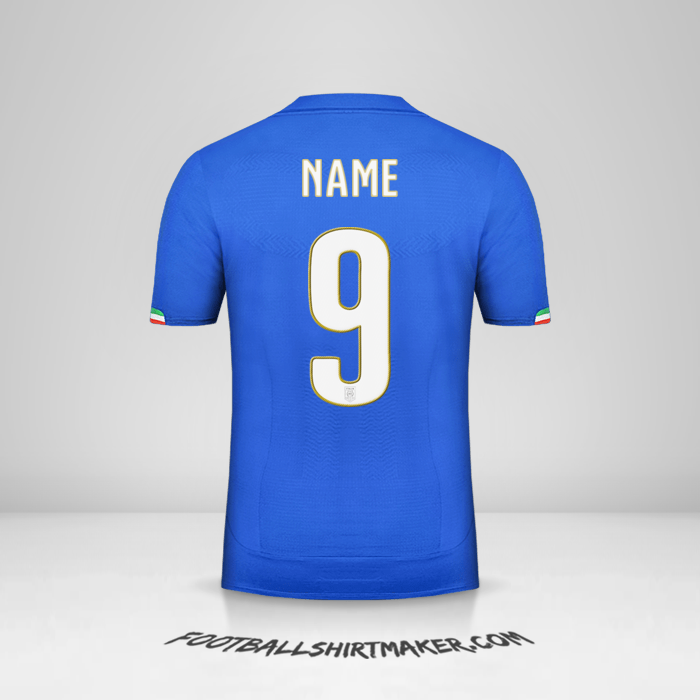 Shirt Italy 2014 -  name - 9