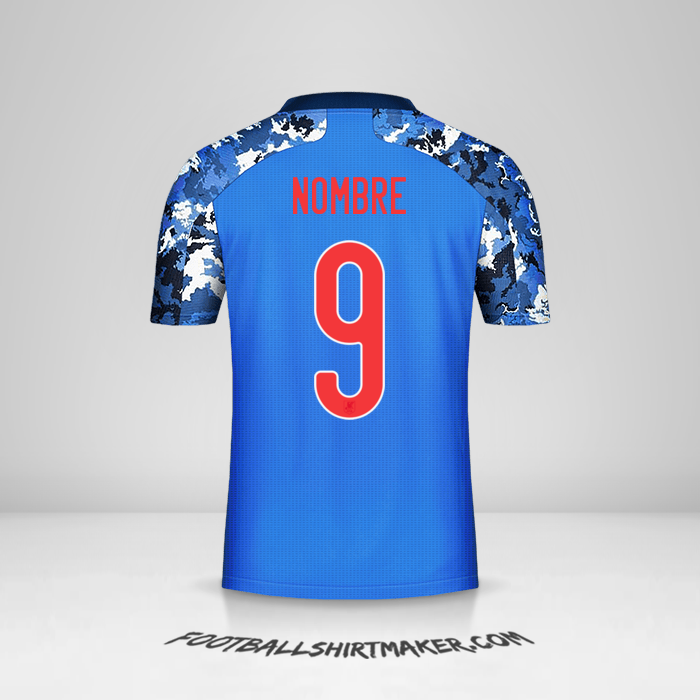 Camiseta Japon 2020 -  nombre - 9