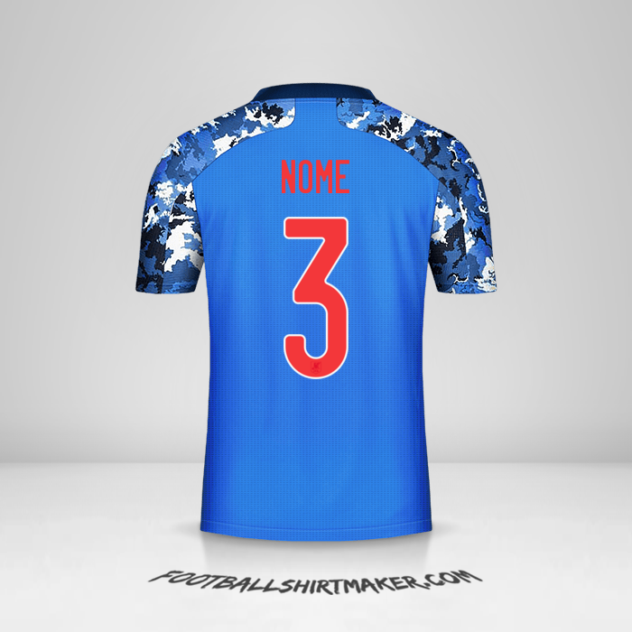 Maglia Giappone 2020 -  nome - 3