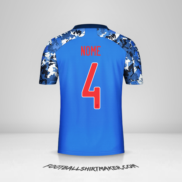 Maglia Giappone 2020 -  nome - 4