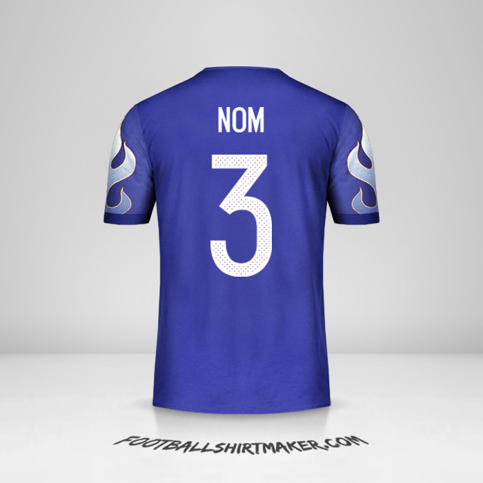 Maillot Japon 2017 -  nom - 3