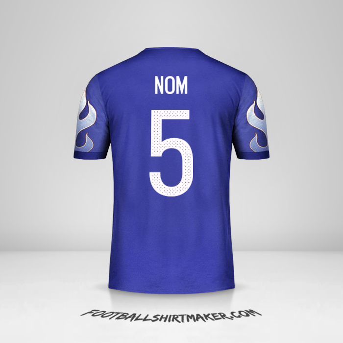 Maillot Japon 2017 -  nom - 5