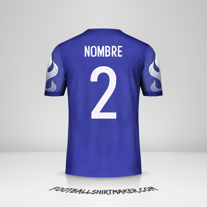 Jersey Japon 2017 -  nombre - 2