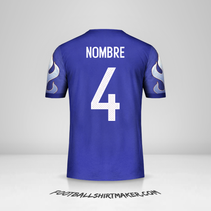 Jersey Japon 2017 -  nombre - 4