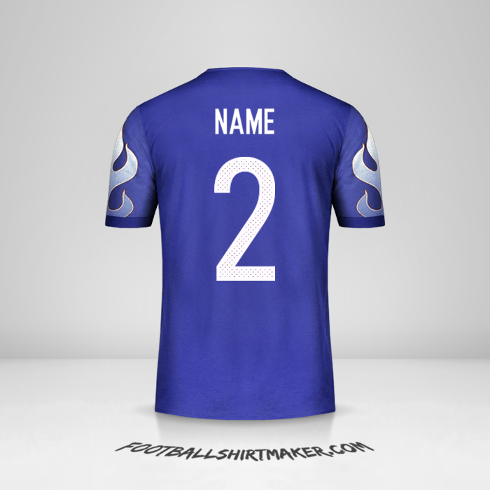Trikot Japan 2017 -  name - 2