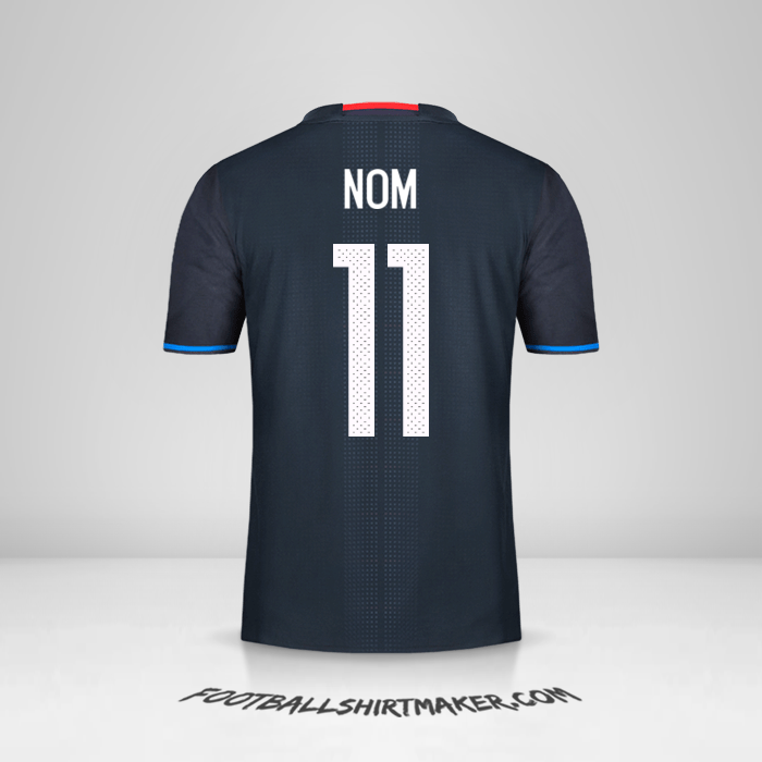 Maillot Japon 2016 -  nom - 11