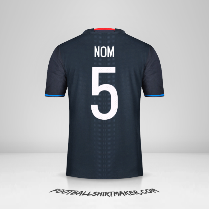 Maillot Japon 2016 -  nom - 5