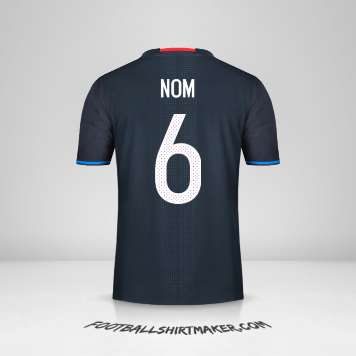 Maillot Japon 2016 -  nom - 6