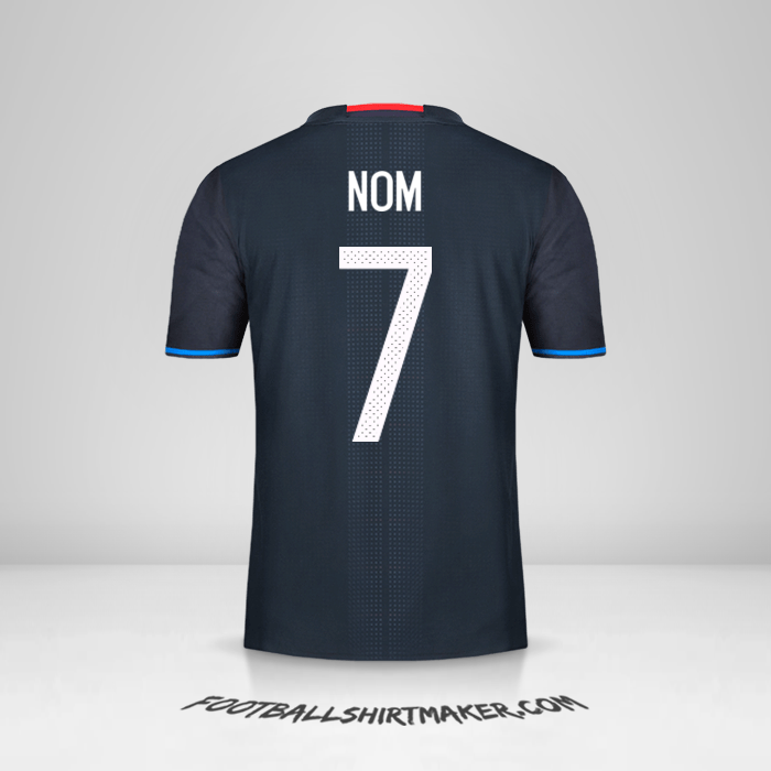 Maillot Japon 2016 -  nom - 7