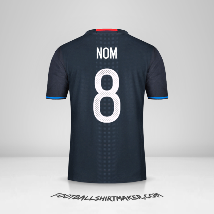 Maillot Japon 2016 -  nom - 8