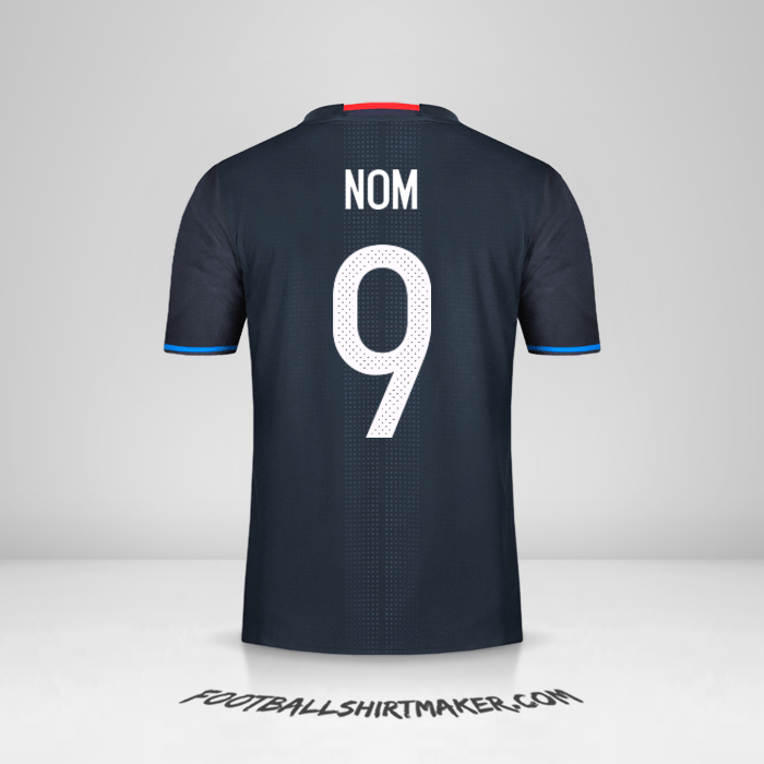 Maillot Japon 2016 -  nom - 9