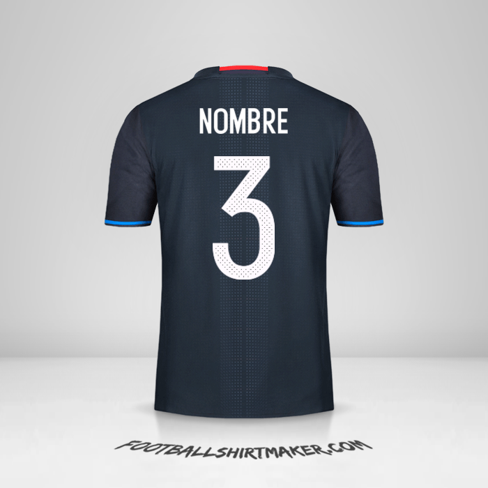 Jersey Japon 2016 -  nombre - 3