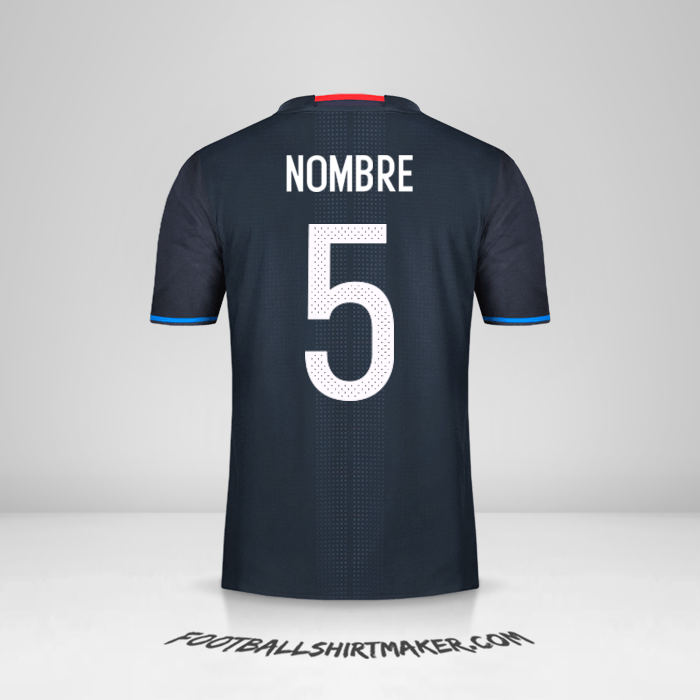 Jersey Japon 2016 -  nombre - 5