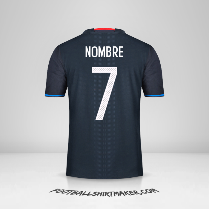 Jersey Japon 2016 -  nombre - 7