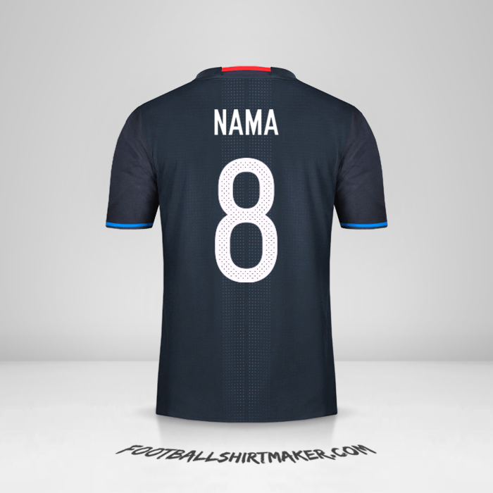 Jersey Jepang 2016 -  nama - 8