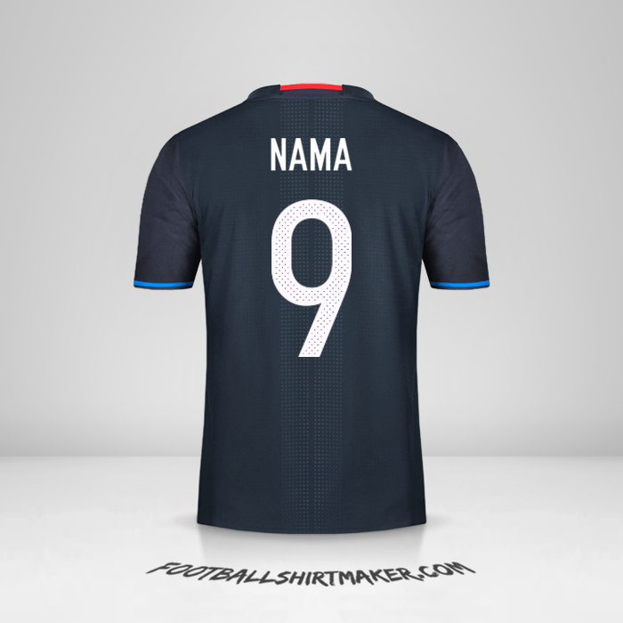 Jersey Jepang 2016 -  nama - 9