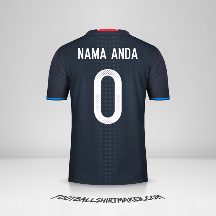 Jersey Jepang 2016 -  nama anda - 0