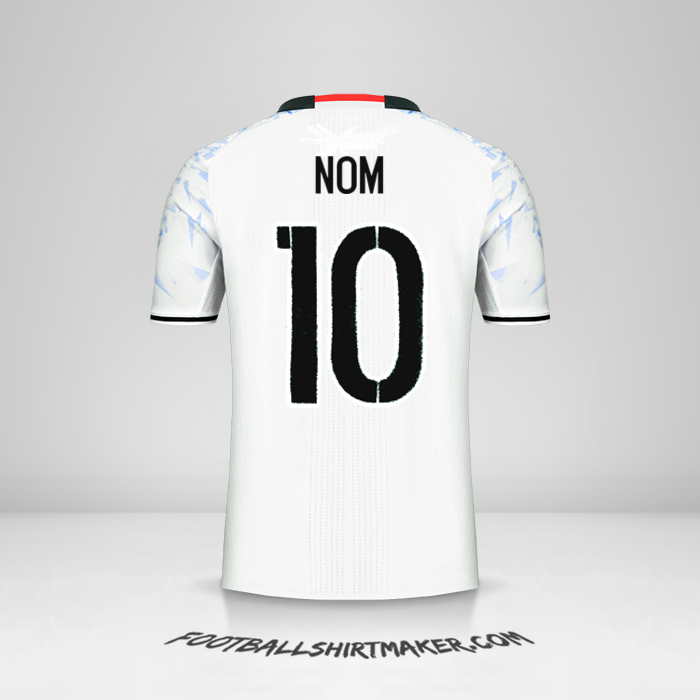 Maillot Japon 2016 Extérieur -  nom - 10