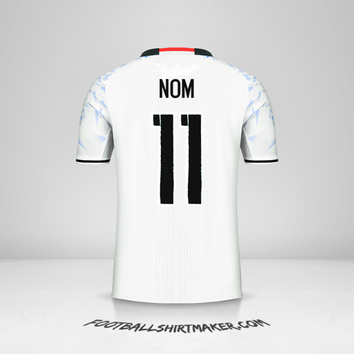 Maillot Japon 2016 Extérieur -  nom - 11
