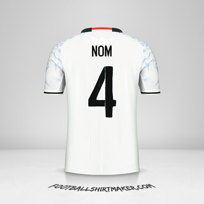 Maillot Japon 2016 Extérieur -  nom - 4