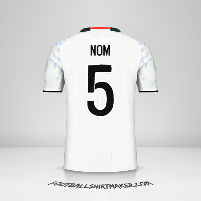 Maillot Japon 2016 Extérieur -  nom - 5