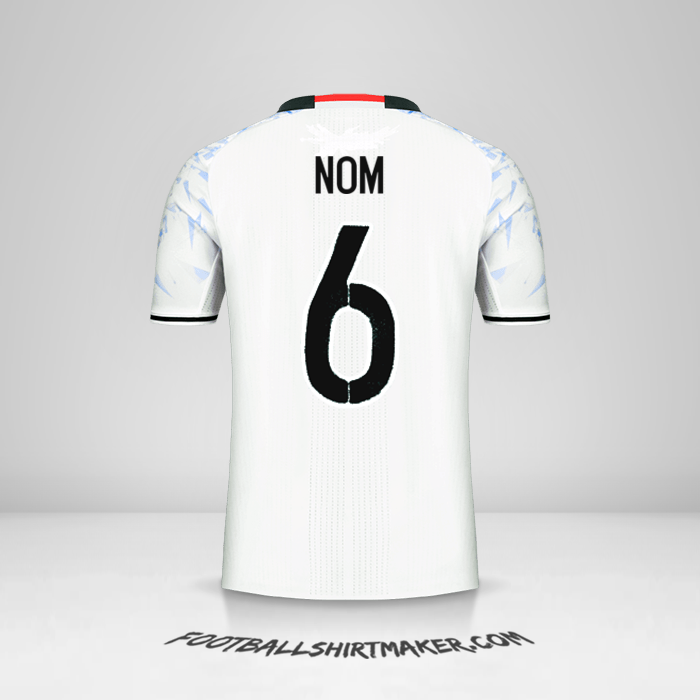 Maillot Japon 2016 Extérieur -  nom - 6
