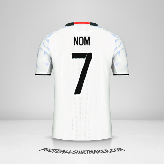 Maillot Japon 2016 Extérieur -  nom - 7