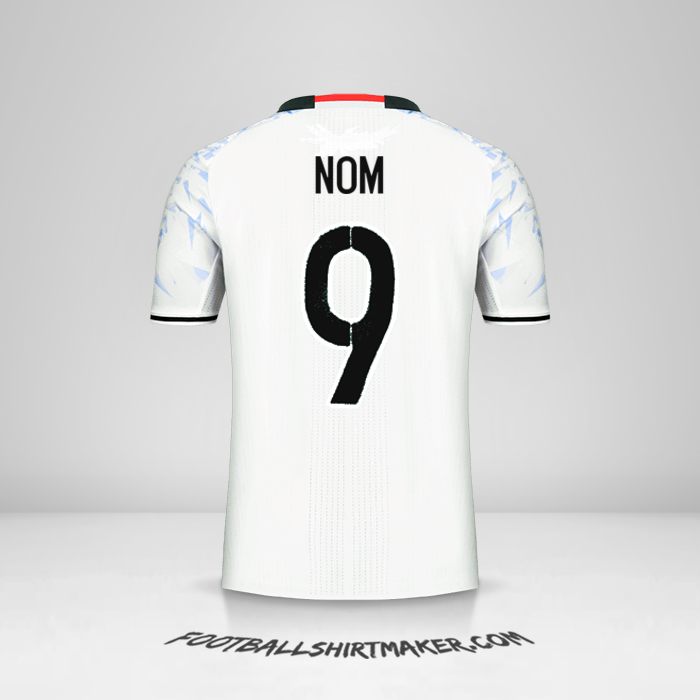 Maillot Japon 2016 Extérieur -  nom - 9