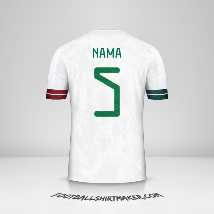 Jersey Meksiko 2020 Alternatif -  nama - 5