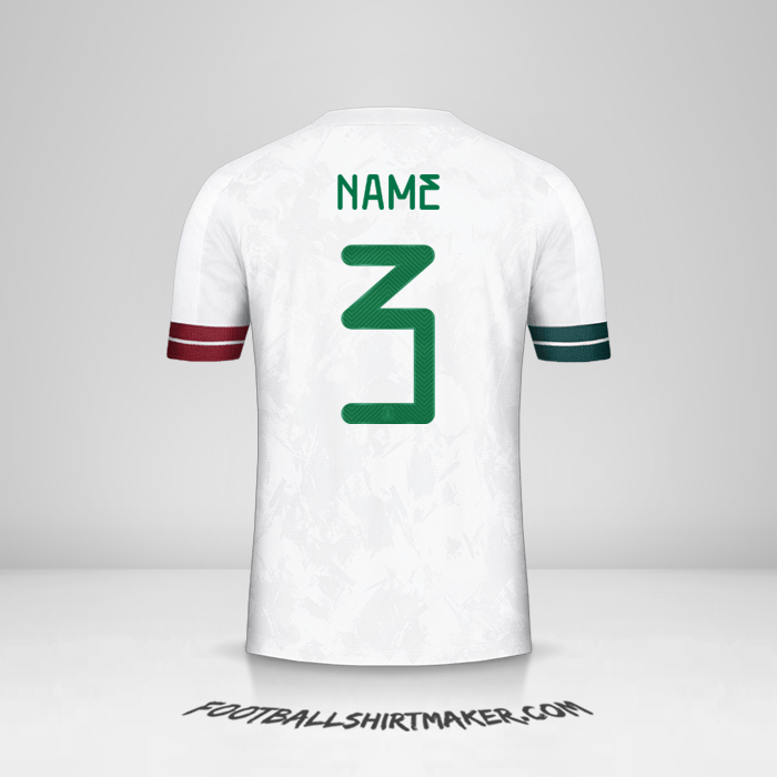 Shirt Mexico 2020 Away -  name - 3