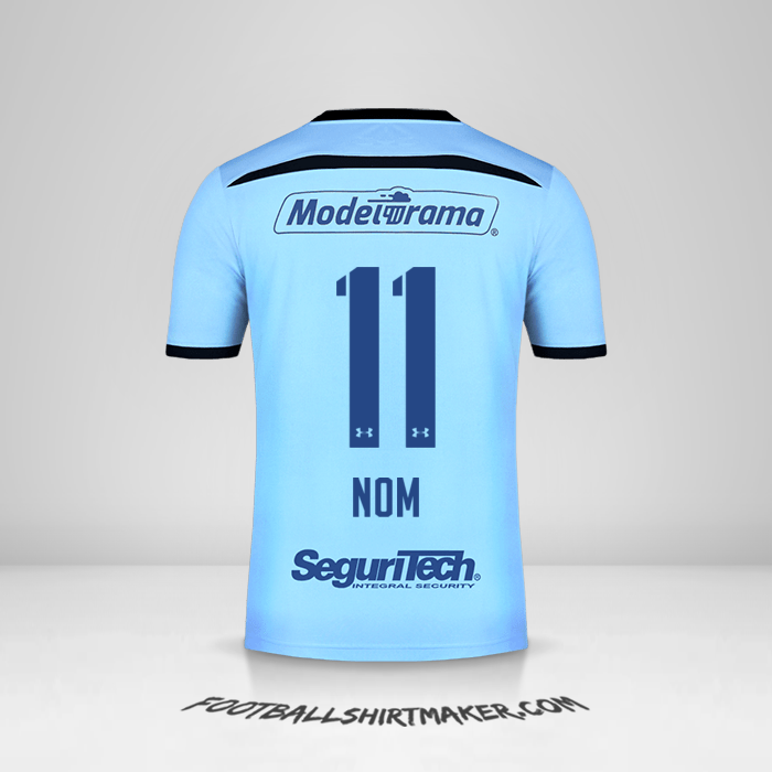 Maillot Toluca FC 2019/20 Troisième -  nom - 11