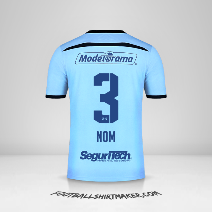 Maillot Toluca FC 2019/20 Troisième -  nom - 3