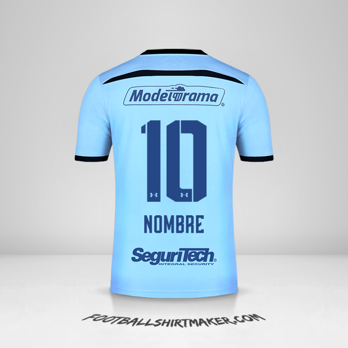 Camiseta Toluca FC 2019/20 Tercera -  nombre - 10