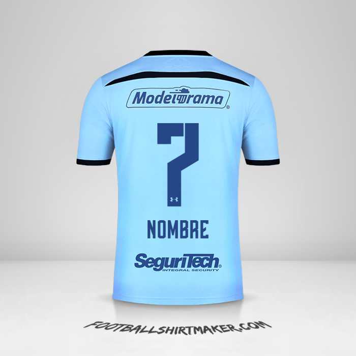 Camiseta Toluca FC 2019/20 Tercera -  nombre - 7