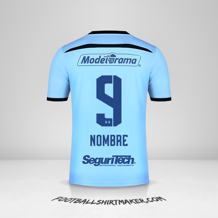 Jersey Toluca FC 2019/20 Tercera -  nombre - 9