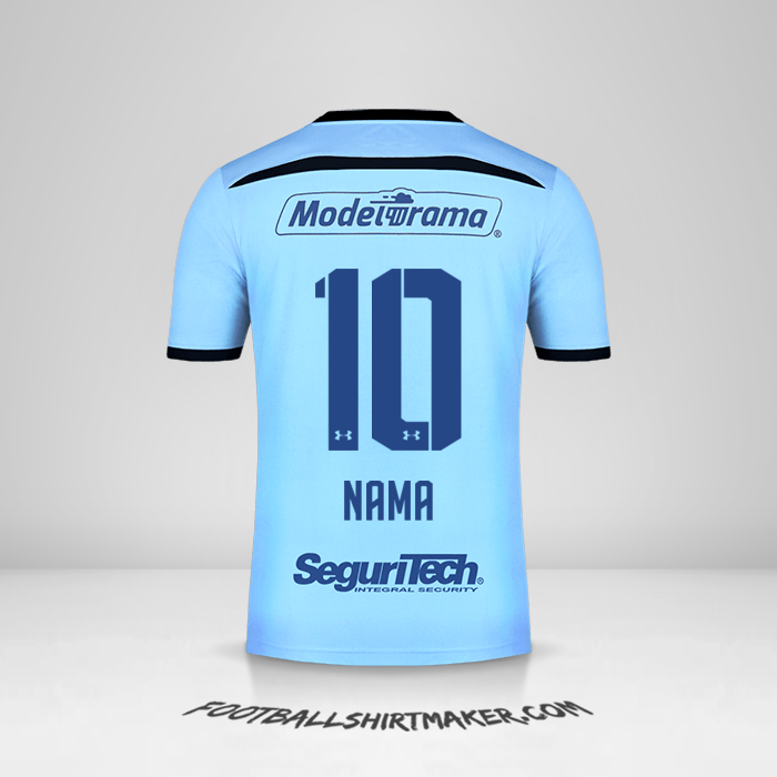 Jersey Toluca FC 2019/20 Ketiga -  nama - 10