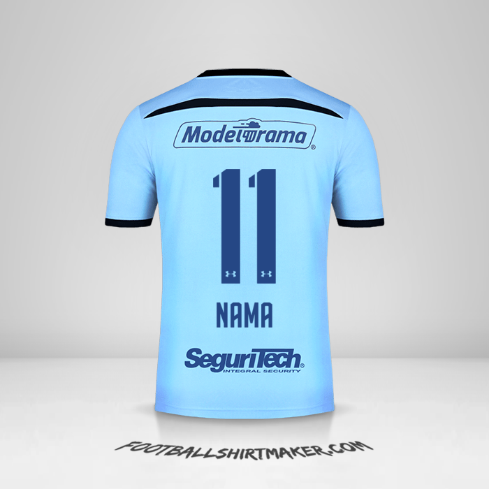 Jersey Toluca FC 2019/20 Ketiga -  nama - 11