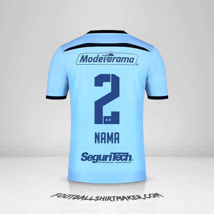 Jersey Toluca FC 2019/20 Ketiga -  nama - 2